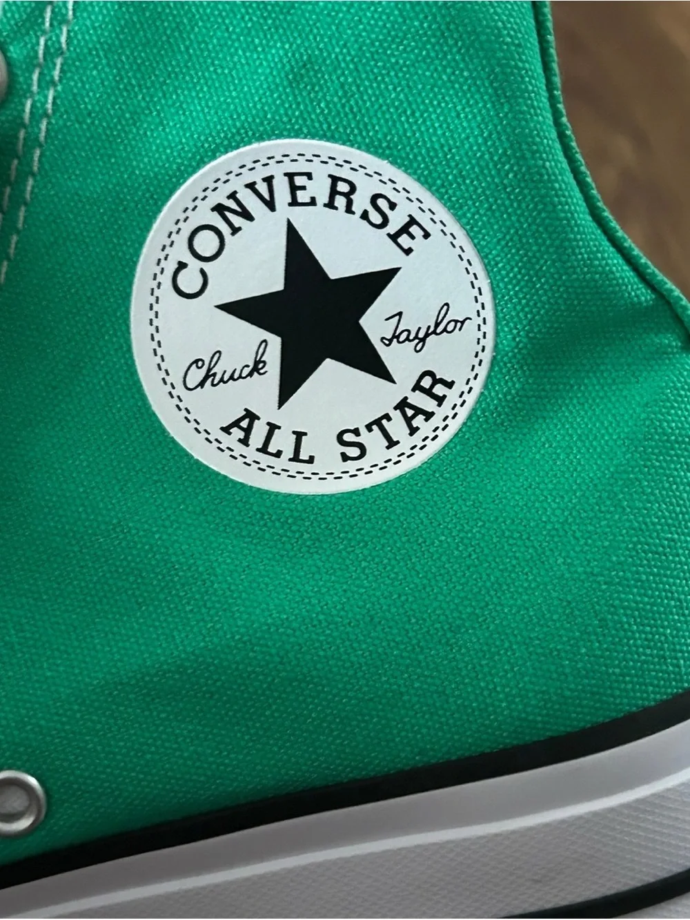 CONVERSE CTAS lift platform green lace up shoes sneakers women’s 7.5 new